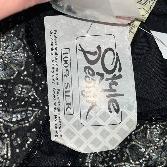 Style N Design Vintage Beaded Sequin Jacket Women’s Size Medium New With Tags - Picture 4 of 10